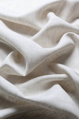 arka plan olarak dokulu beyaz keten tuval