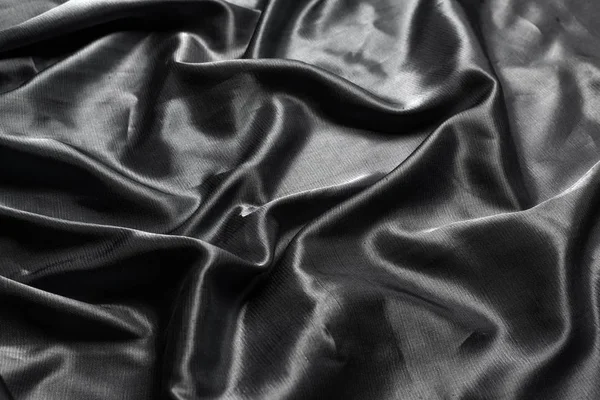 siyah ipek kumaş dokulu arka plan olarak