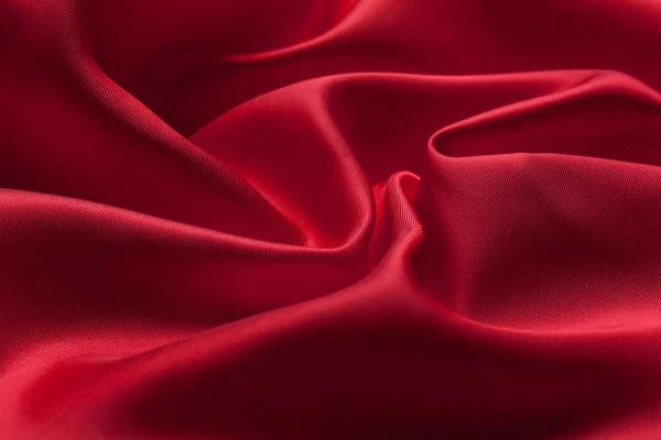 Textured Wavy Red Cloth Background — Stock Photo, Image