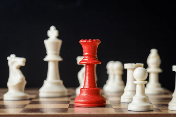 Chess Figures Chess Game Board — Stock Photo, Image