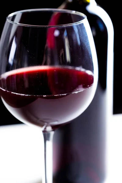 Elegante Copa Vino Tinto — Foto de Stock