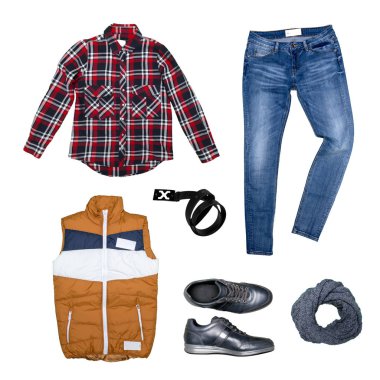 Şık Bayan giyim ile kolaj