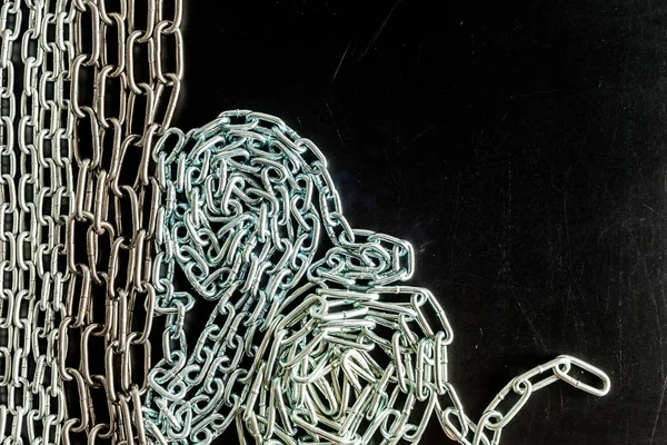 Woman in Chains stock photo. Image of expression, horror - 12466838