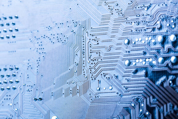 abstract circuit board background, close-up 