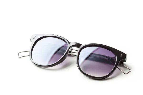 Moda Óculos Sol Isolados Fundo Branco Close — Fotografia de Stock