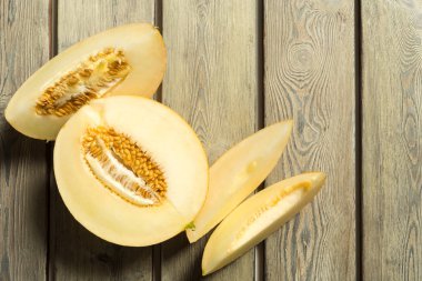 kavun dilimleri masada yakın çekim