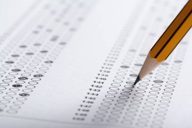 Test puanı sayfa cevapları, sınav kavramı ile 