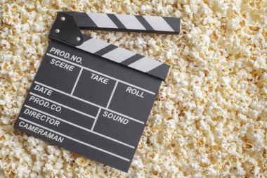 Patlamış Mısır arka plan film Clapper Yönetim Kurulu 