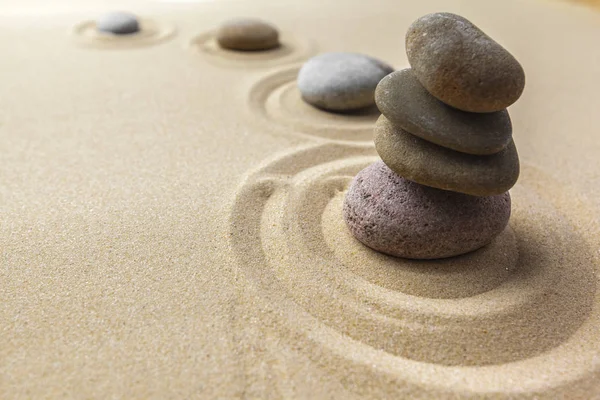 zen garden meditation stone background