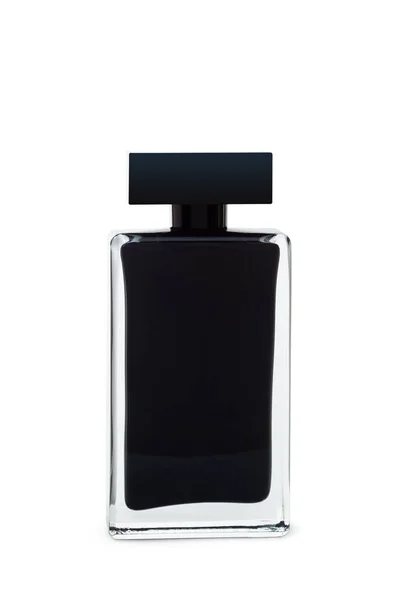 Üveg Parfüm Elszigetelt Fehér Háttér — Stock Fotó