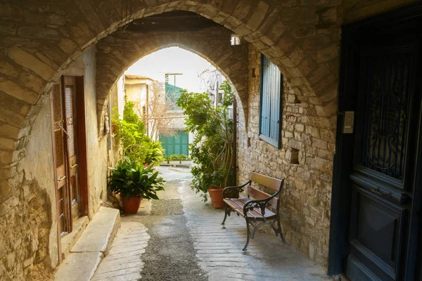 Escena Callejera Casco Antiguo Europa — Foto de Stock