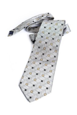 beyaz izole kravat