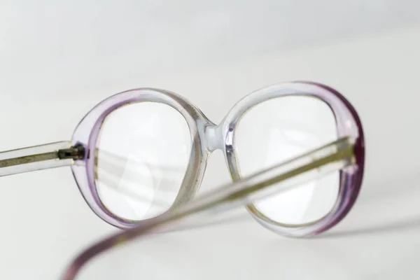 Old Eyeglasses Isolated White Background — Stock Photo, Image