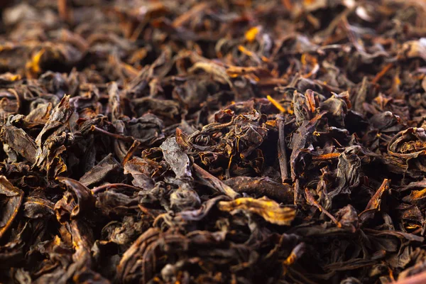 Pile Dry Tea Leaves Close — Stock Photo, Image