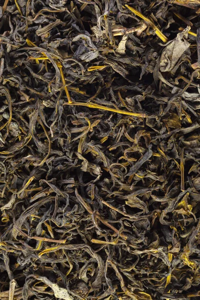 Pile Dry Tea Leaves Close — Stock Photo, Image