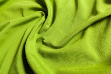 Masa örtüsü arka plan yeşil, yakın çekim