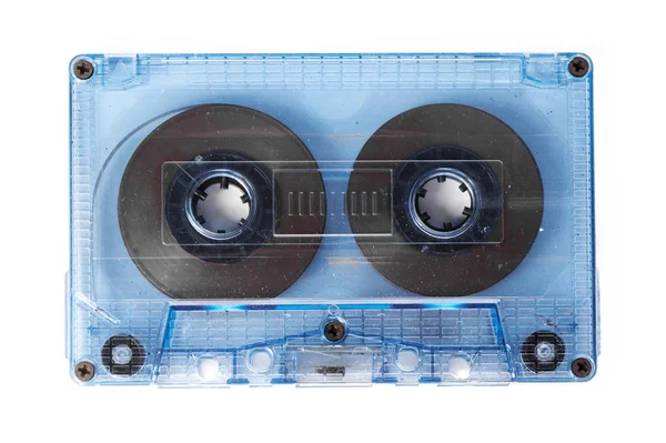Music Audio Tape Isolated White Background — Stock Photo, Image