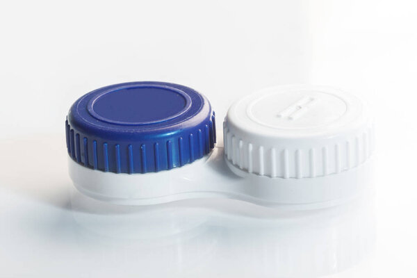 contact lens, close up