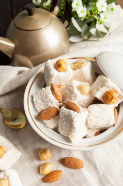 Lezzetli Türk lokumu görünümü Kapat