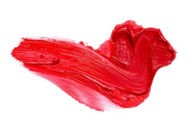 Beyaz arkaplanda lekeli ruj izole edildi