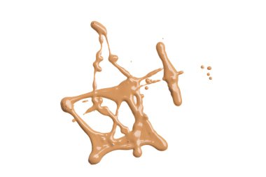 Beyaz arka plan üzerinde lekeli Vakfı