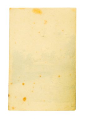 Beyaz arkaplan üzerine eski kağıt.