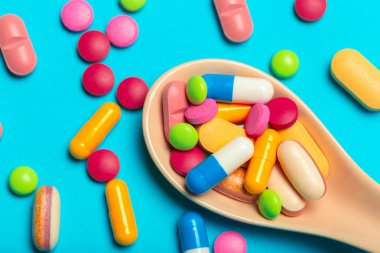 Hapları üzerinde mavi arka plan görünümünü kapat