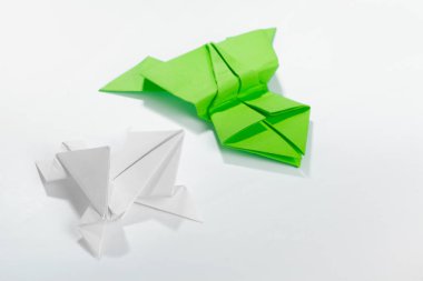 Origami kağıtları yakın çekim
