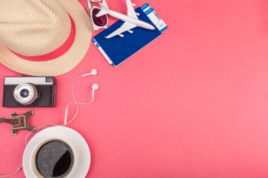 Yaz seyahat aksesuarları, yakın çekim