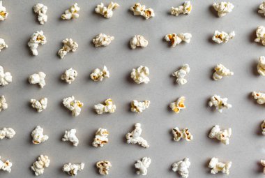 Taze patlamış mısır, gıda arka plan deseni