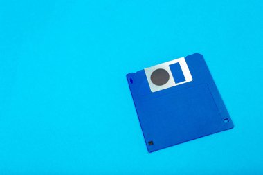 Bilgisayar disket üstten görünüm 