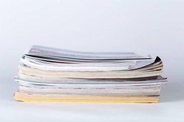 Dergi, arka plan üzerinde izole kapatmak 