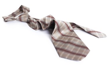 Beyaz arka plan üzerinde izole erkek kravat