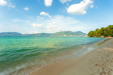 Deniz. Güzel tropik cennet.