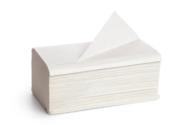 Stosu Ręczników Papierowych Zbliżenie — Zdjęcie stockowe
