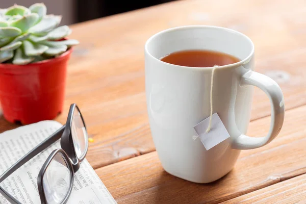 Kopje Thee Ochtends — Stockfoto