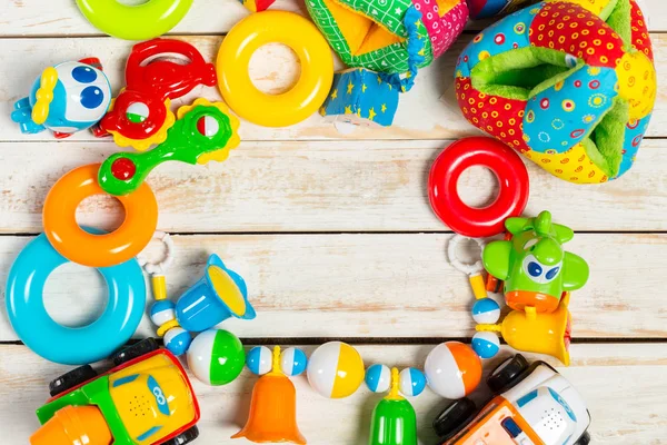 Bunte Kinderspielzeuge — Stockfoto