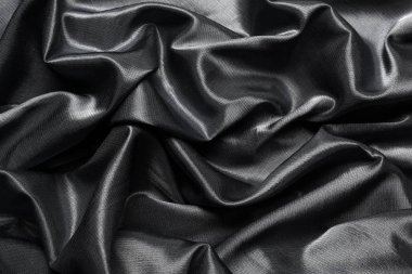 Siyah ipek dokulu kumaş arka plan