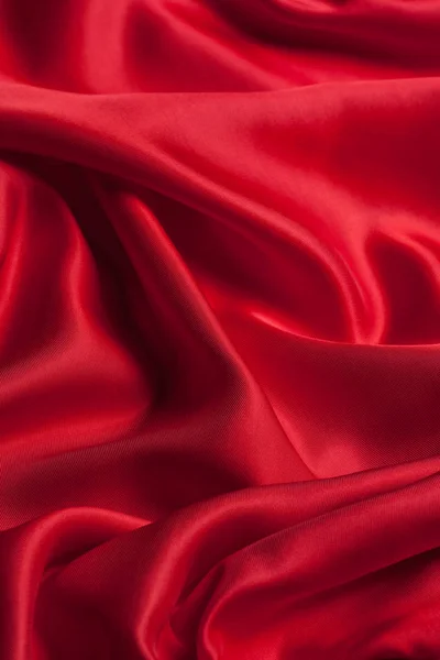 Tkaniny Jedwabne Czerwone Fale Tło Tekstura — Zdjęcie stockowe