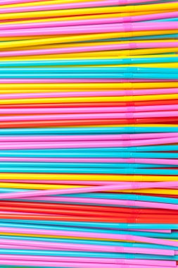 suyu ve kokteyller için renkli tübüllerin