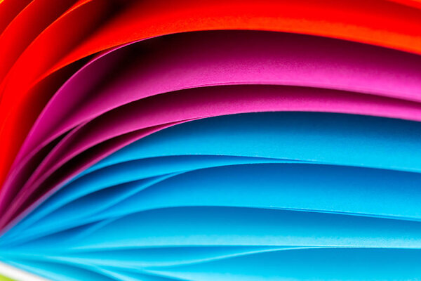 Decorative background with colourful papers