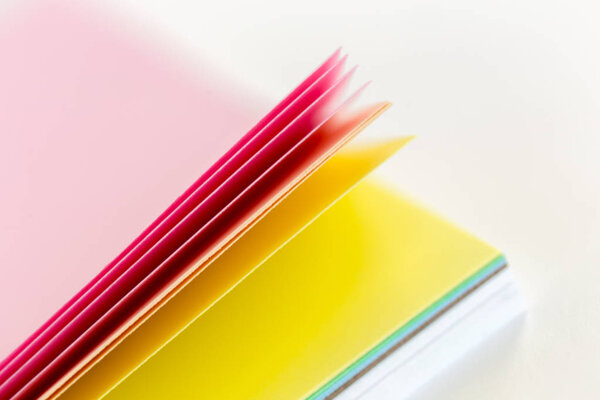 Decorative background with colourful papers