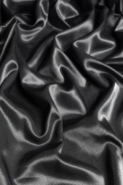 Siyah ipek dokulu kumaş arka plan