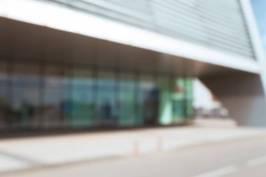 Işık bulanık Modern binanın arka plan