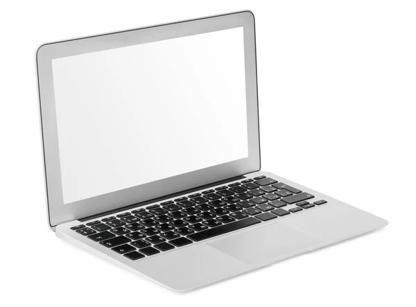 Laptop Isoliert Auf Weiß — Stockfoto