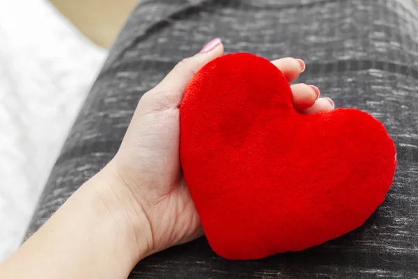 Heart Hand Valentines Day Concept — Stock Photo, Image