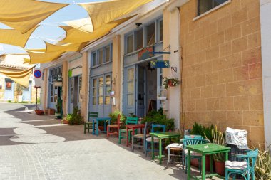 Avrupa'nın eski bir şehir sokak sahne