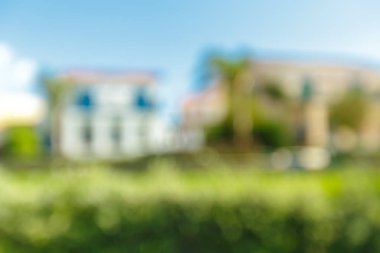 bulanık arka plan üzerinde şehir