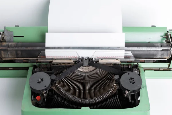 Uma Máquina Escrever Antiga Máquina Máquina Escrever Vintage — Fotografia de Stock