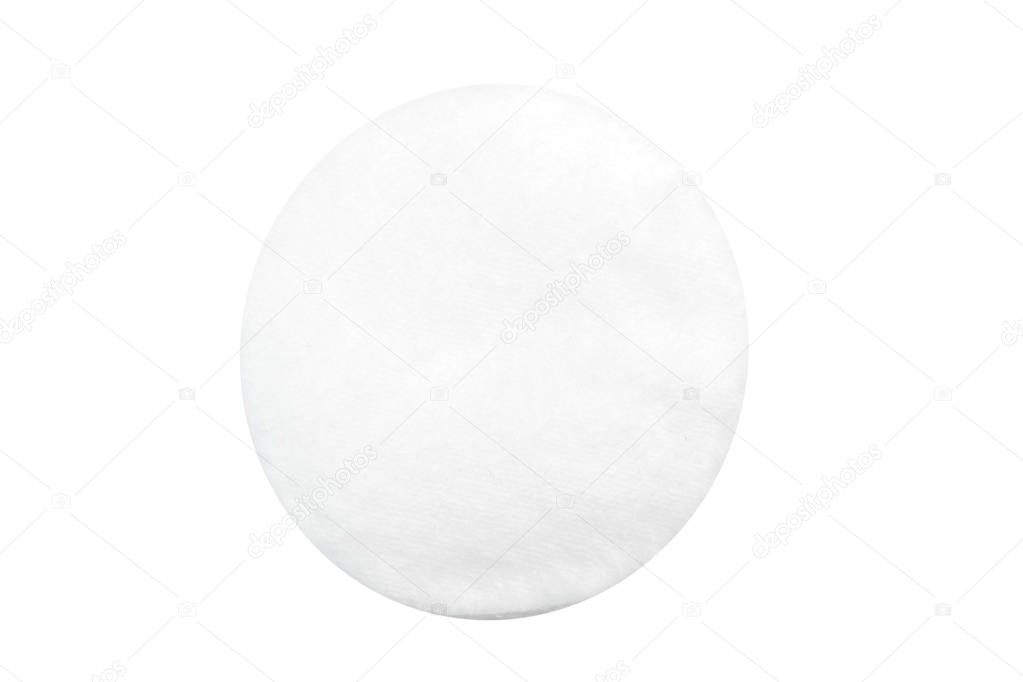 cotton sponges isolated on white background